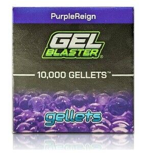 Gel Blaster Gellets Purple Reign Ammo Refill, 10,000 Gellet Per Pack (5 Packs)